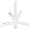 Ekena Millwork Davenport Architectural Grade PVC Gable Bracket, 60"W x 37 1/2"H x 2"D x 4"F, 15/12 Pitch GBP060X38X0204DAV00 - alternate 1
